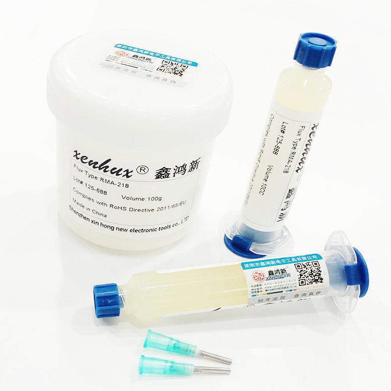 鑫鴻新 RMA-218 針管BGA焊膏 助焊膏焊油 焊錫助焊劑松香膏 100g