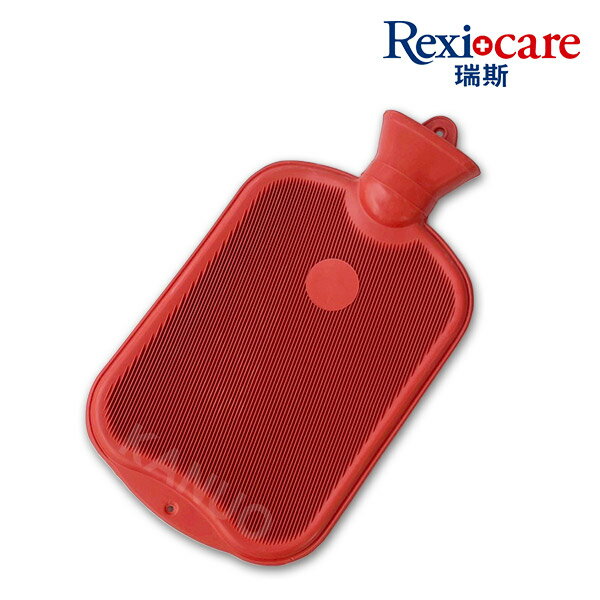 REXICARE R&R 瑞斯 橡膠熱水袋 L號 2000ml (保暖袋 紅水龜)