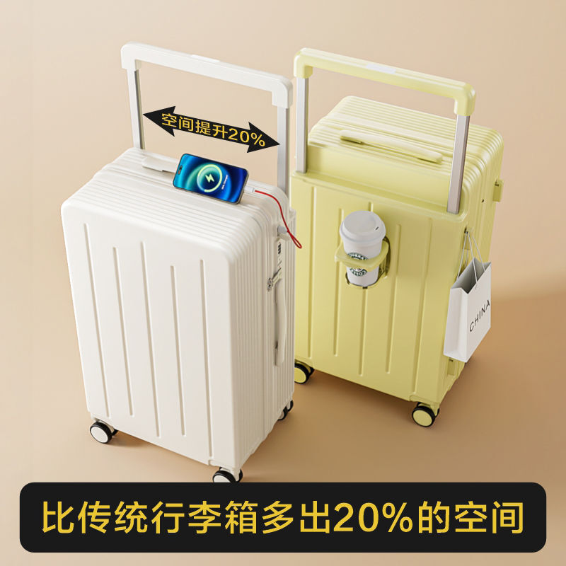 行李箱女新款靜音萬向輪拉桿箱密碼旅行箱男結實耐用多功能學生【Snowbelle優選】