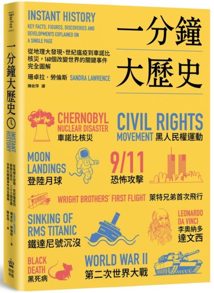 一分鐘大歷史：從地理大發現、世紀瘟疫到車諾比核災，160個改變世界的關鍵事件完全圖解【城邦讀書花園】