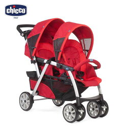 Chicco Together 雙人推車-艷陽紅★衛立兒生活館★