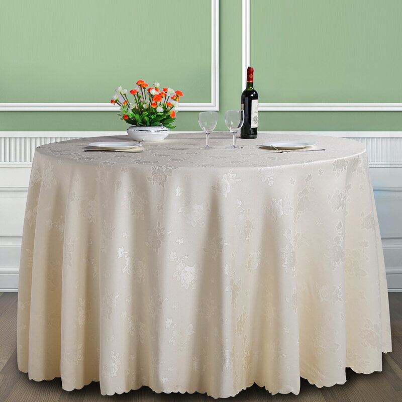 酒店桌布餐廳臺布方形餐桌布定制圓桌桌布布藝茶幾布