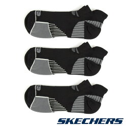 SKECHERS 男款運動短襪 S108373 (3雙1包) / 城市綠洲 (美國品牌、透氣、吸濕排汗、運動休閒)