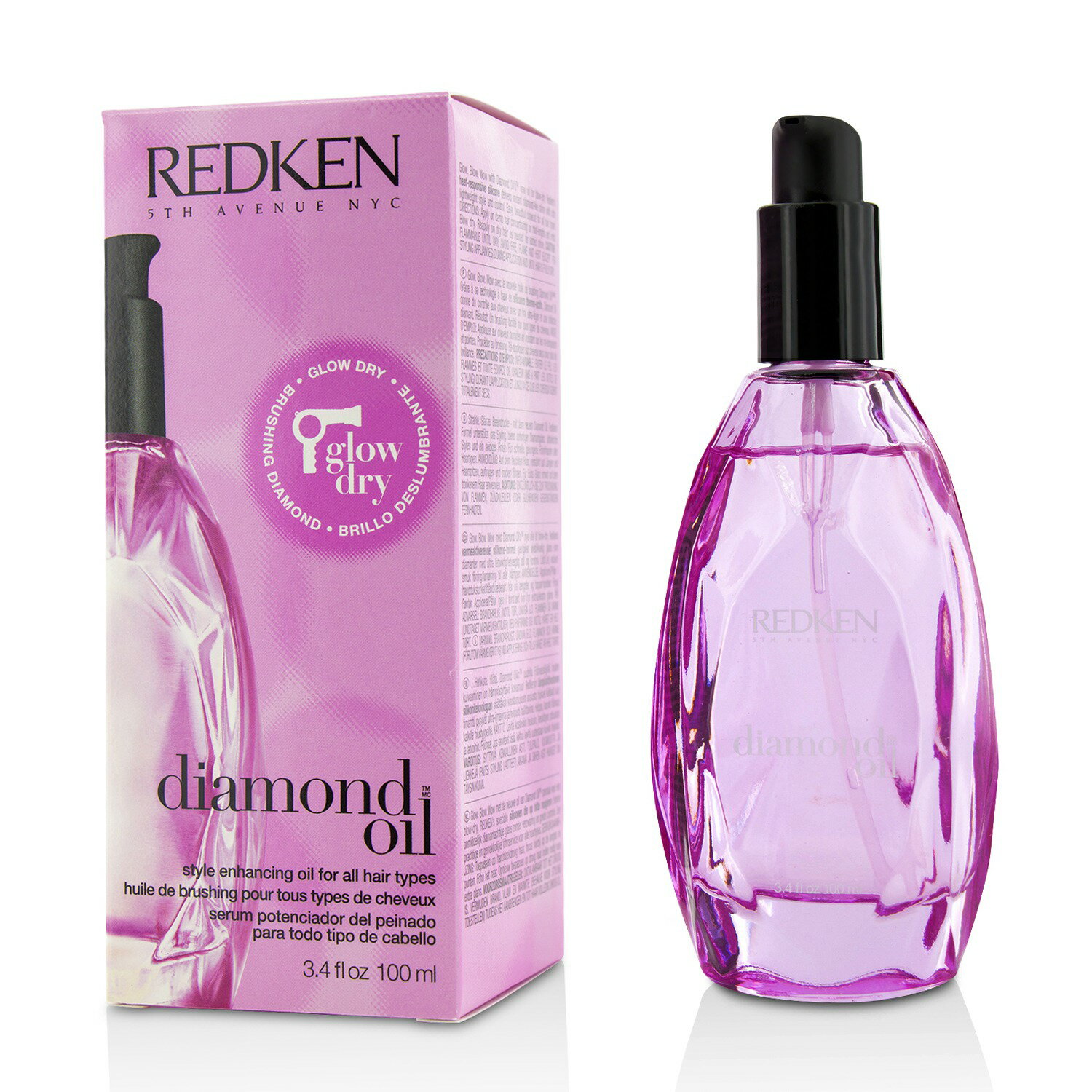 列德肯 Redken - 吹乾護理定型油 Diamond Oil Glow Dry
