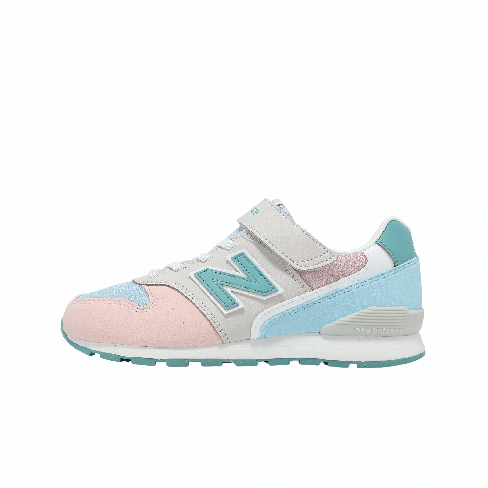 New Balance NB 休閒鞋 996 寬楦 中大童鞋 粉紅 灰 麂皮 魔鬼氈 紐巴倫  Y9965B0-W