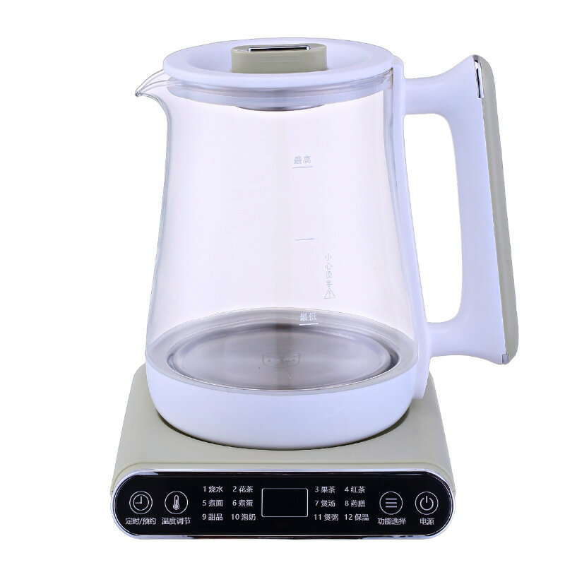 110V養生壺家用多功能燒水壺小型熱水壺玻璃煮茶器