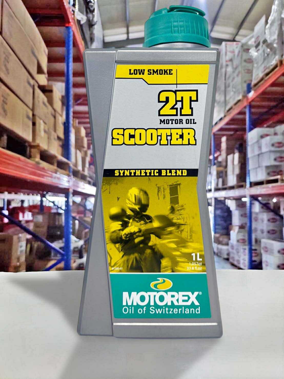 『油工廠』MOTOREX 2T SCOOTER 合成二行程速可達機油低煙1L FC