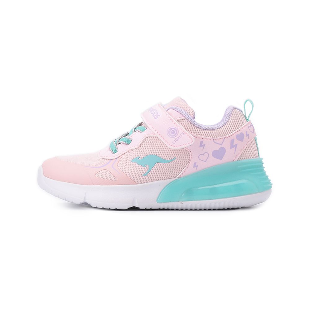 KANGAROOS DREAMY 炫燈運動鞋 粉 KK41833 中大童鞋