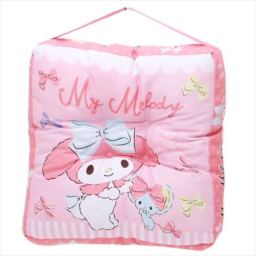 大賀屋 日貨 美樂蒂 坐墊 靠墊 抱枕 午睡枕 座墊 兒童 學習 My Melody MM 三麗鷗 J00012004