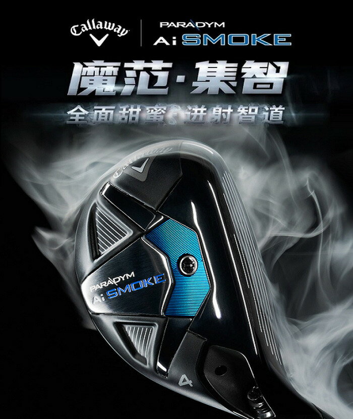 Callaway卡拉威高爾夫男士球桿PARADYM Ai SMOKE魔範集智鐵木桿