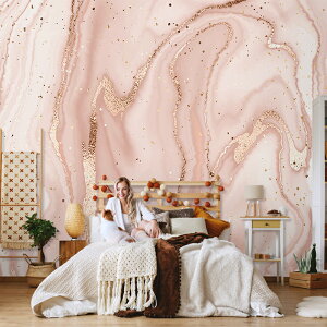 仿大理石紋電視背景墻輕奢壁紙酒店裝飾壁畫客廳影視墻布壁布墻紙