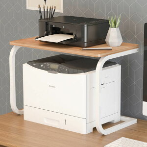 複印機架 印表機架 打印機架 辦公室打印機架子桌面雙層置物架桌上小型多功能木質復印機收納架『KLG0002』
