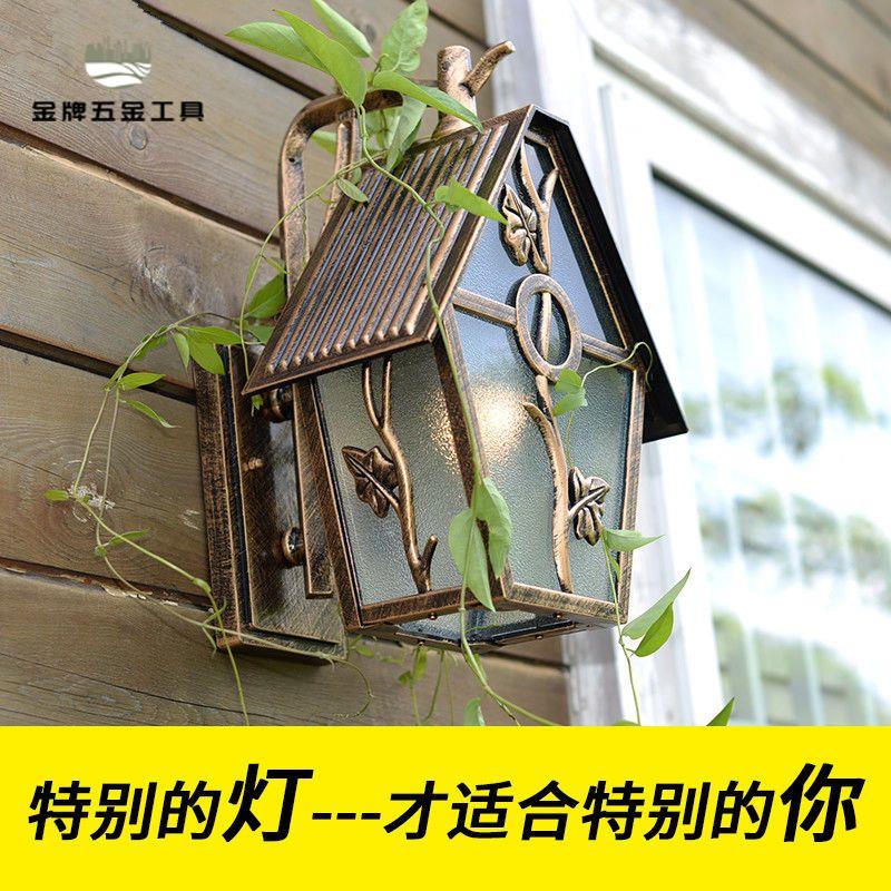 戶外 壁燈 防水 新中式外墻方形創意燈具樓梯大門過道陽臺 室外 庭院燈 [DD0321001]