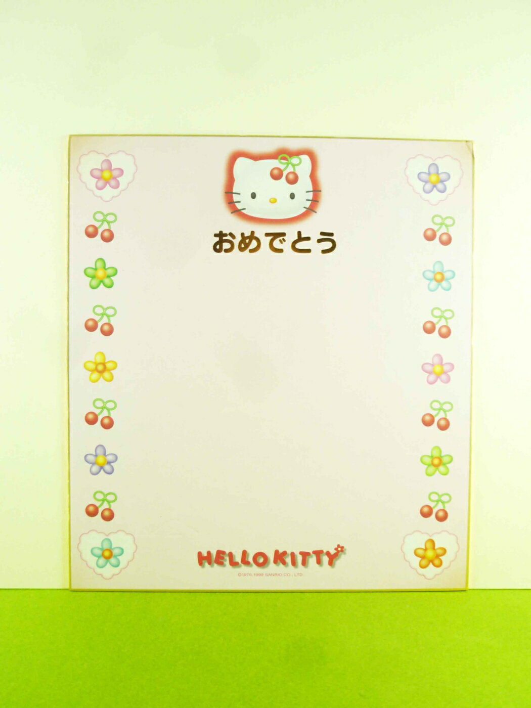 【震撼精品百貨】Hello Kitty 凱蒂貓 簽名板 櫻桃【共1款】 震撼日式精品百貨