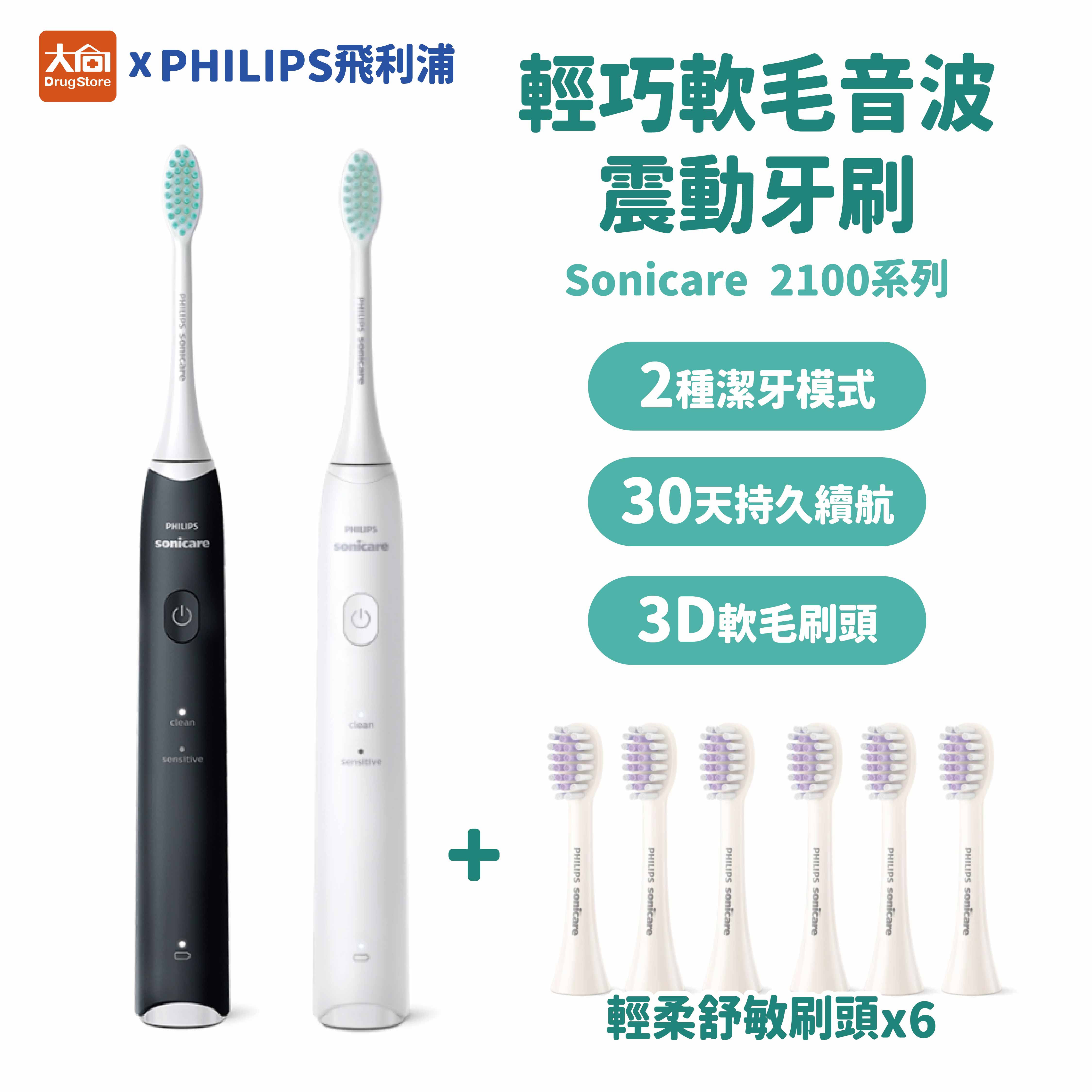 PHILIPS 飛利浦Sonicare 兒童輕巧軟毛音波電動牙刷組 (莎莉兒童款)HX2472