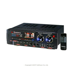 HS-9503 AudioKing 250W+250W(4Ω) 專業擴大機/真空管/具動態及EQ擴展