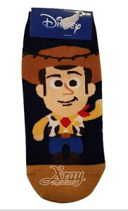 胡迪Sheriff Woody 短襪，短襪/船型襪/卡通襪子/運動襪/長襪，X射線【C602292】