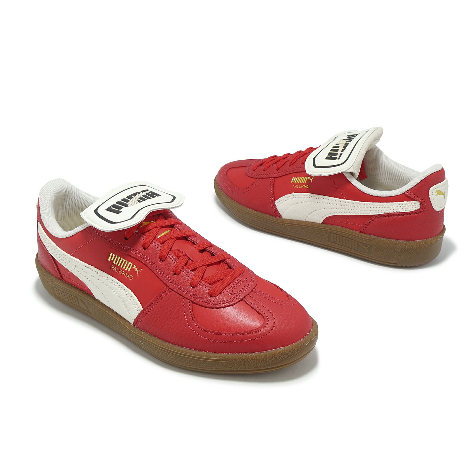 Puma 休閒鞋 Palermo Premium 男鞋 女鞋 紅 白 復古 皮革 德訓鞋 40174403 5