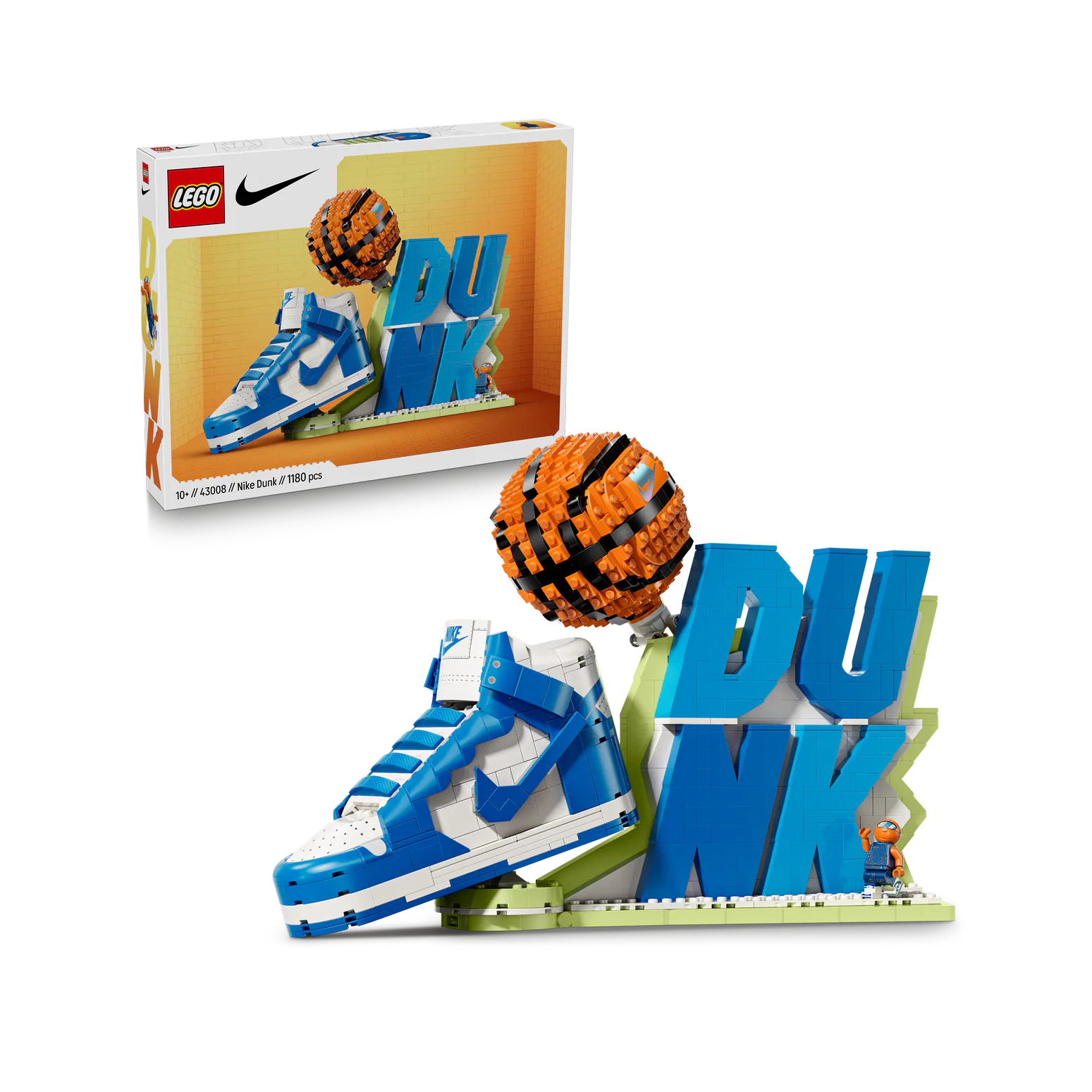 LEGO 樂高 43008 Nike Dunk 運動鞋 積木 樂高迷 運動迷 收藏 禮物 玩具【iSport愛運動】