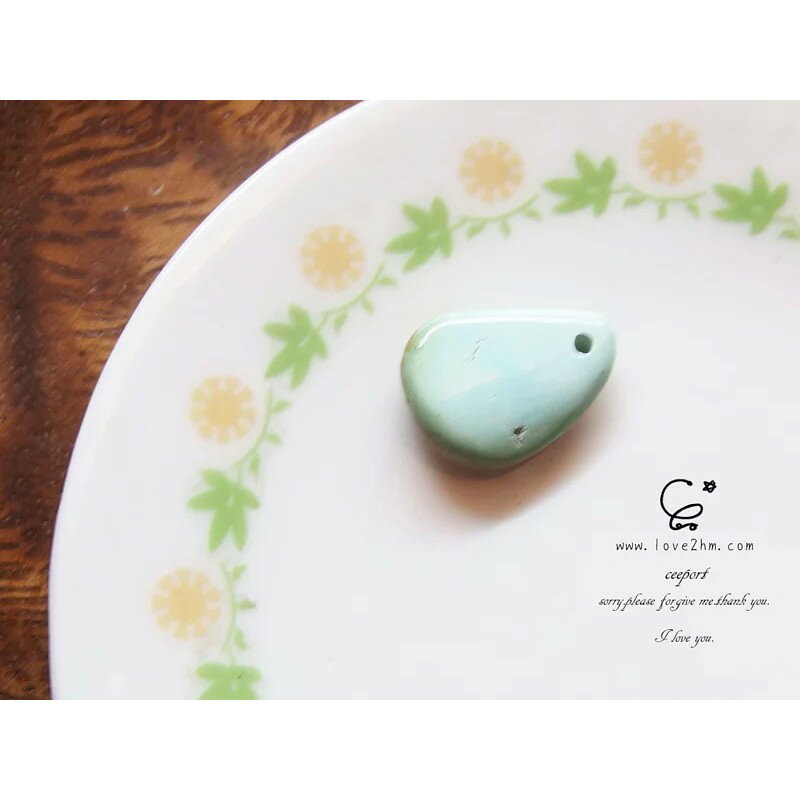 綠松石(湖北松) 2552/綠松石/水晶飾品/ [晶晶工坊-love2hm]