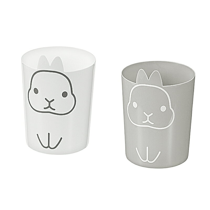 asdfkitty*日本 ECHO 兔子圓型置物筒/收納筒-顏色隨機-日本正版商品