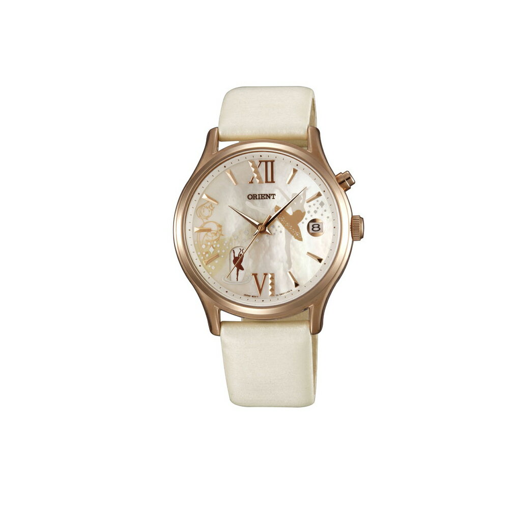 送禮首選★ORIENT 東方錶 夢幻芭蕾 機械錶(FDM01002W)-玫瑰金-米白/36mm  附提袋【全館滿額折價★APP下單點數4倍送】線上購買享_實體門市同步服務