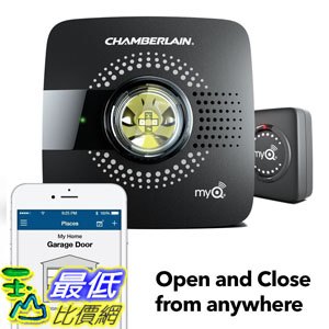 [7美國直購] 智能車庫門開啟器 MyQ Smart Garage Door Opener Chamberlain MYQ-G0301 Enabled Garage Hub
