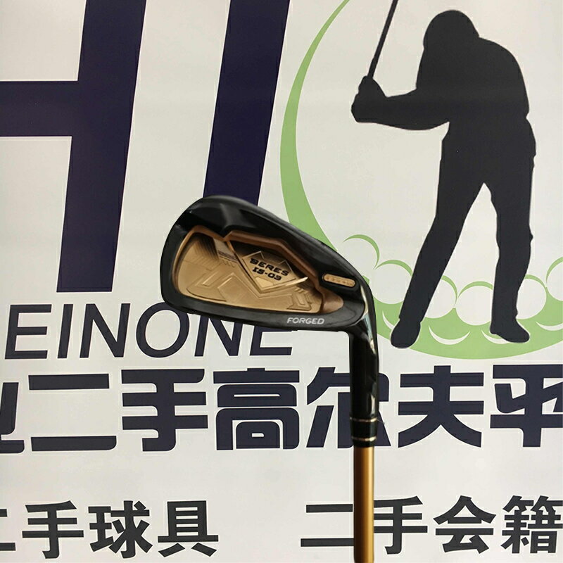 二手高爾夫球桿 S-03四星黑金鐵桿單支七號鐵7號鐵碳素進口
