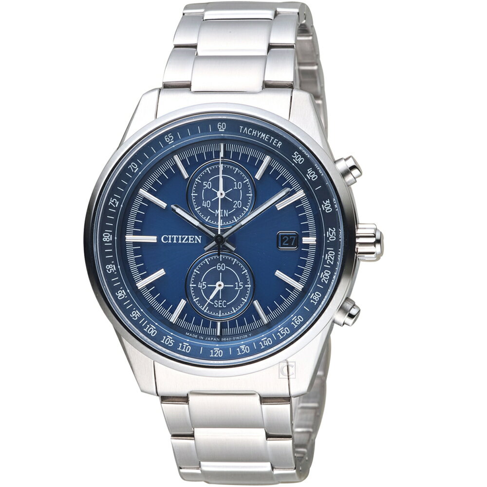 CITIZEN星辰 潮流魅力光動能手錶 CA7030-97L 藍【刷卡回饋 分期0利率】【APP下單22%點數回饋】