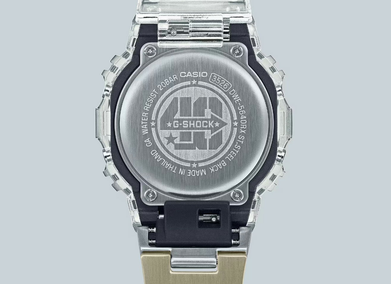 日本代購CASIO 卡西歐G-SHOCK 方形數字手錶40週年限量款DWE-5640RX-7JR 