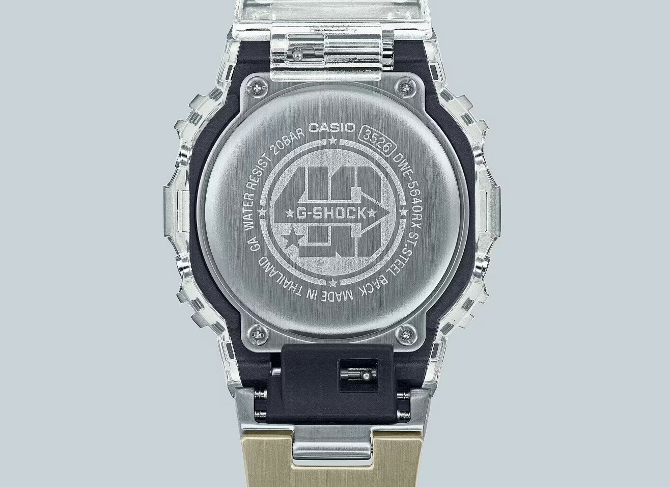 日本代購CASIO 卡西歐G-SHOCK 方形數字手錶40週年限量款DWE-5640RX-7JR