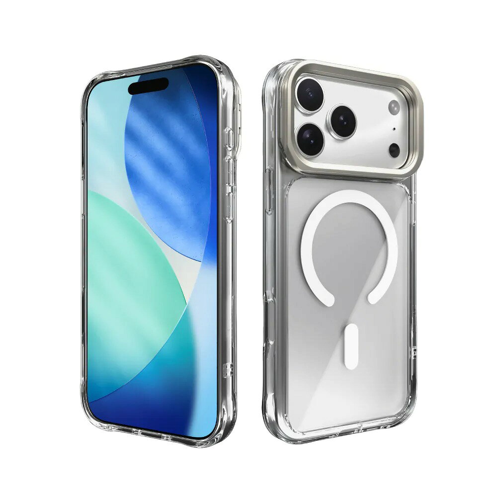 ABSOLUTE LINKASE 玻璃防摔支架殼 iPhone 17 Air Pro Max|軍規耐衝擊 支援MagSafe 鋁框質感 1 ABSOLUTE LINKASE 玻璃防摔支架殼 iPhone 17 Air Pro Max|軍規耐衝擊 支援MagSafe 鋁框質感 1