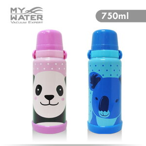 【MY WATER】淘氣貓熊無尾熊保溫瓶750ml 3色可選