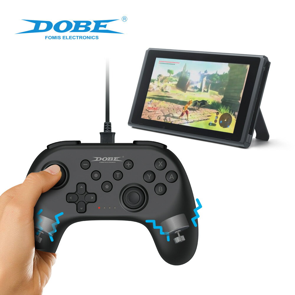 新品Switch Pro遊戲手柄NS有線音訊手柄Switch遊戲體感手柄雙震動
