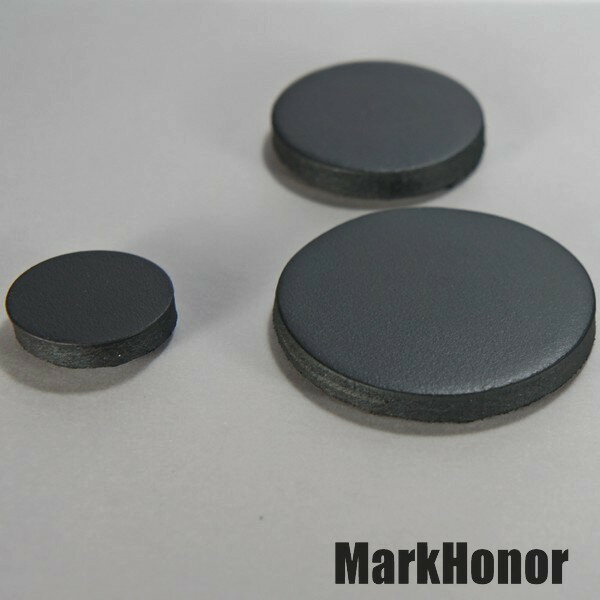 磁鐵 真皮皮革 黑 圓直徑4公分-Mark Honor【全壘打跨店最高20%點數回饋】