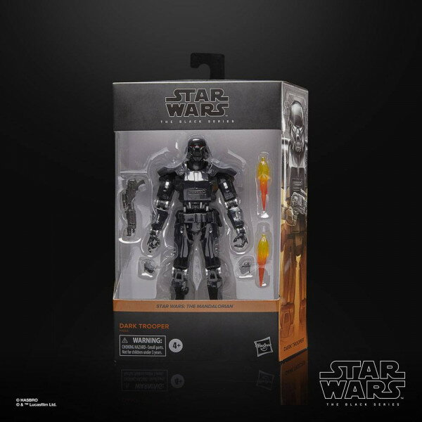 《 孩之寶 HASBRO》STAR WARS 星際大戰 黑標系列 豪華 6吋人物 暗黑風暴兵 Dark Trooper 東喬精品百貨 F40665L00