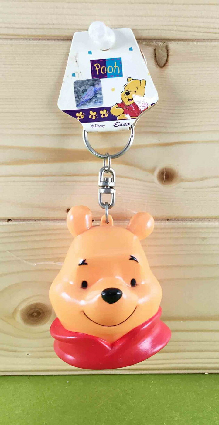【震撼精品百貨】Winnie the Pooh 小熊維尼 鑰匙圈-大頭 震撼日式精品百貨