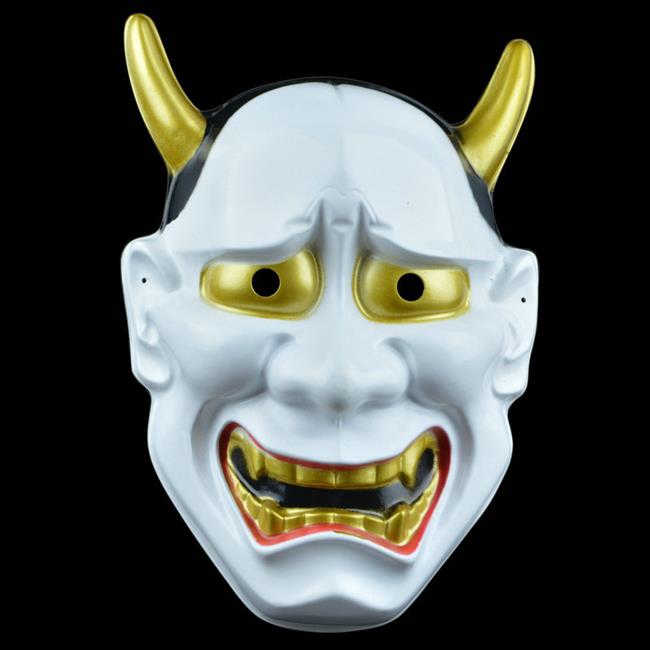 萬聖節日本般若面具鬼首面具白鬼願凜面具 眼罩 面罩cosplay 派對整人生日 塔克 塔克玩具百貨直營店 樂天市場rakuten