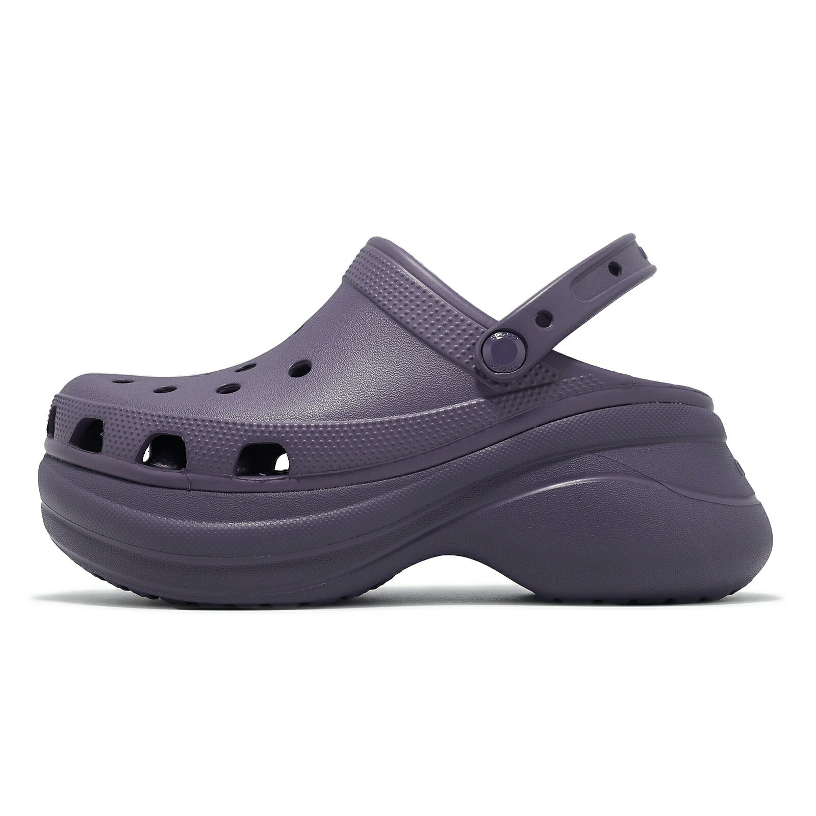 Crocs 洞洞鞋 厚底洞洞鞋 Bae Clog 女鞋 復古克駱格 茄紫色 涼拖鞋 休閒鞋 卡駱馳 2063025CI