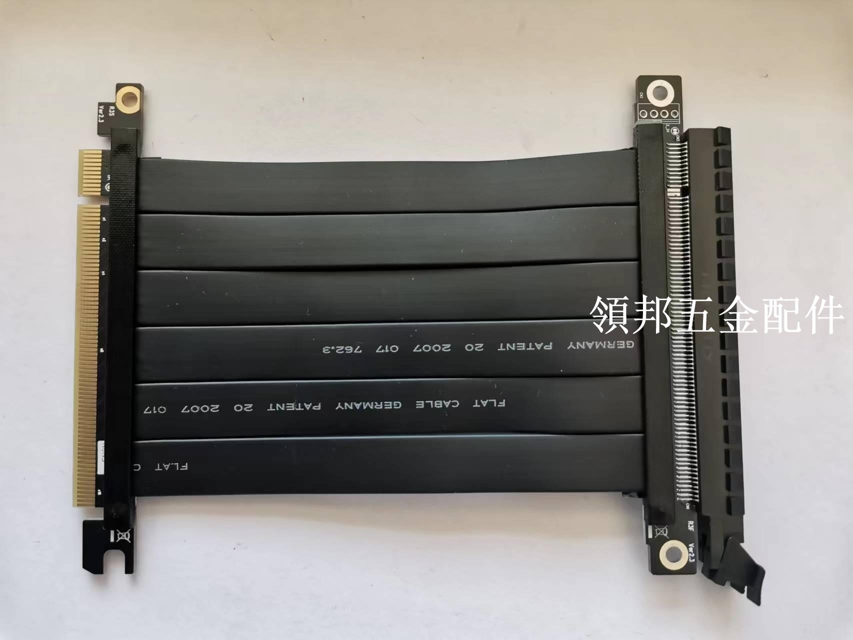 老廠PCI-E3.0轉接延長線3060顯示卡pcie16x轉16X公母加長連線保護線[領邦五金配件]