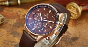 歐美品質寶石藍六針石英表防水手錶男士手錶十天預購+現貨