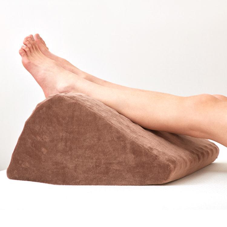 毛絨海綿墊腿枕床上睡眠腳枕抬腿墊膝蓋枕頭靜脈墊腳枕腿墊高曲張 幸福驛站