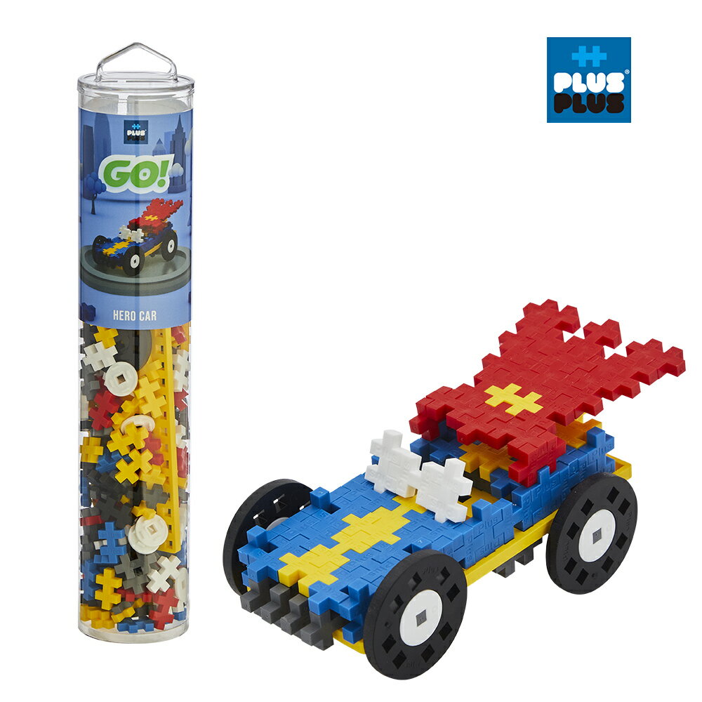 【++Plus-Plus 加加積木】MINI小顆粒-彩虹系列 200PCS - 車系列(超人)