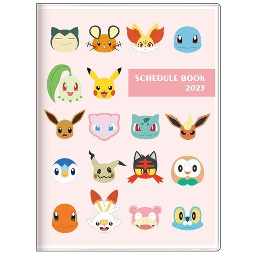 【震撼精品百貨】神奇寶貝 Pokemon~精靈寶可夢 2023年掛曆/年曆/手帳~2023 A6年曆手帳本-圖鑑*68621