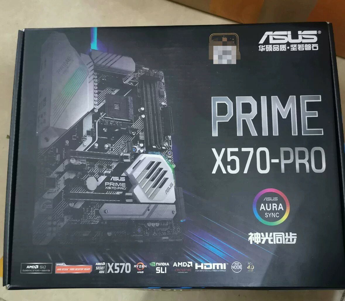 華碩PRIME X570-PRO主機板 AMD AM4 箱說全 庫存現貨 電腦主機板 電競主機板 支援PCIe 4.0 高效能主機板