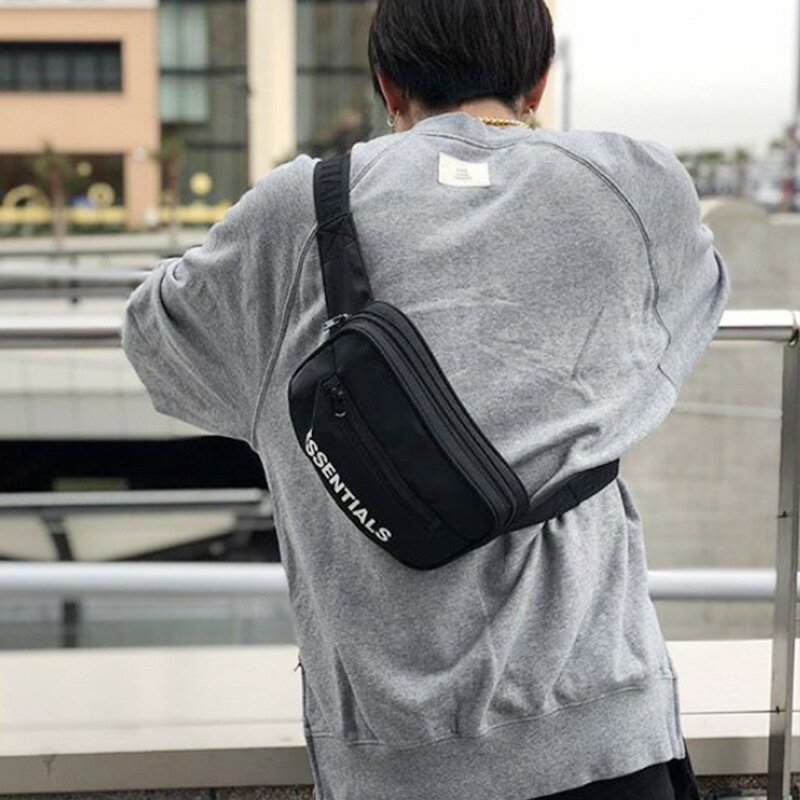 FOG複線ESSENTIALS HHH雙肩斜後背包小包單肩包情侶休閒輕便