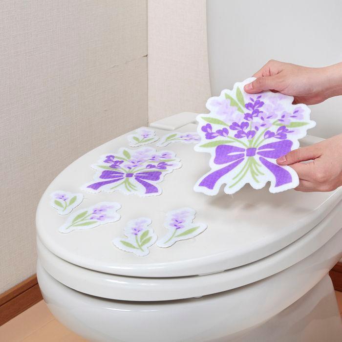 【iWork花屋】馬桶除臭劑 廁所消臭貼 異味對策 可愛 可水洗 可水洗 日本製造 4
