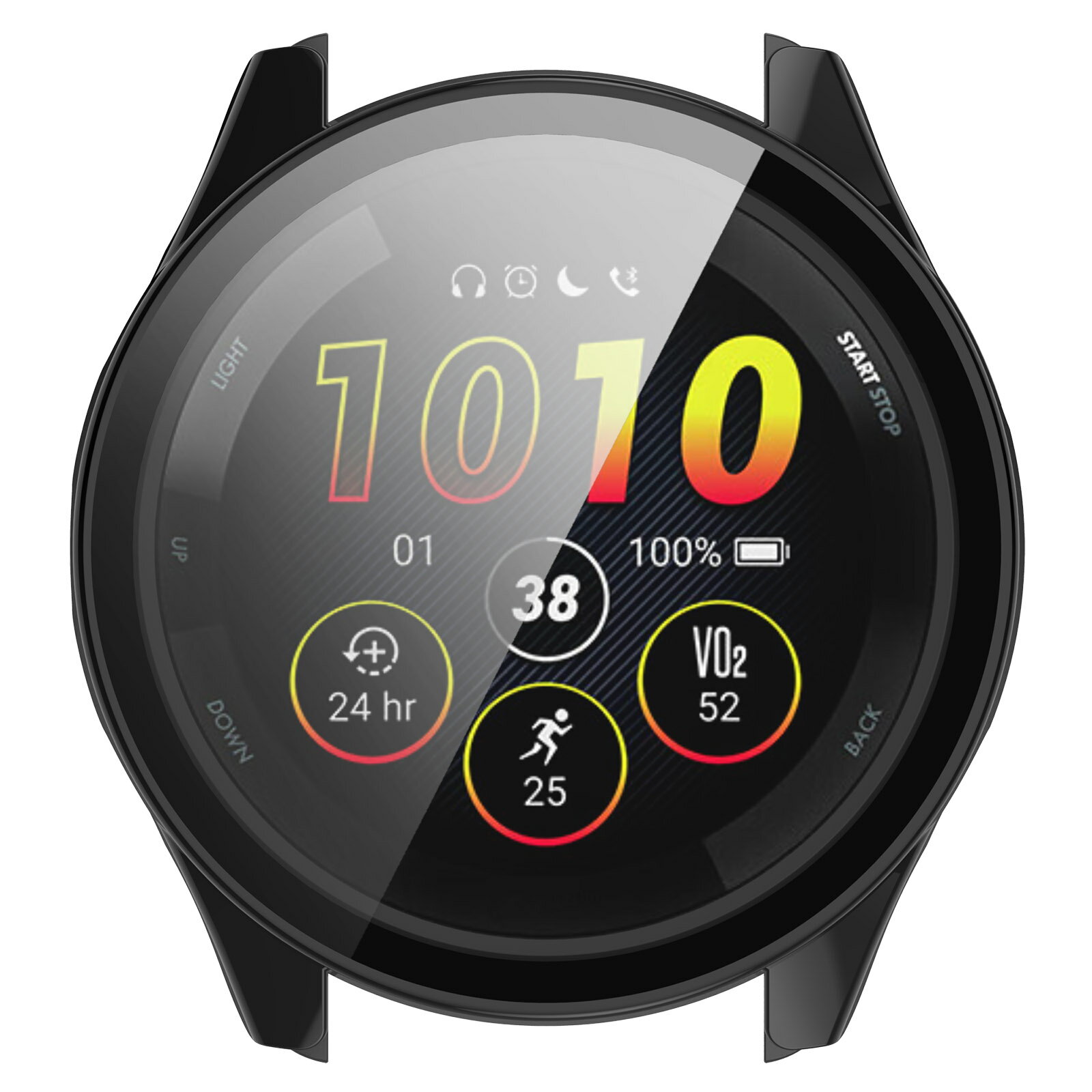 【PC+鋼化玻璃一體錶殼】適用 Garmin forerunner 165 music 手錶 保護殼 硬殼 4