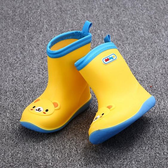 雨鞋 兒童雨鞋卡通雨靴男女寶寶幼兒膠鞋可愛學生防滑鞋