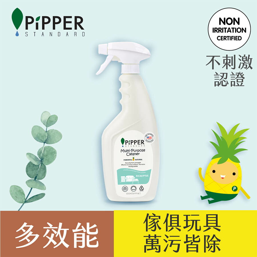 沛柏【PiPPER STANDARD】鳳梨酵素多效能清潔劑(尤加利) 500ml